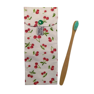 étui à brosse à dents cerise