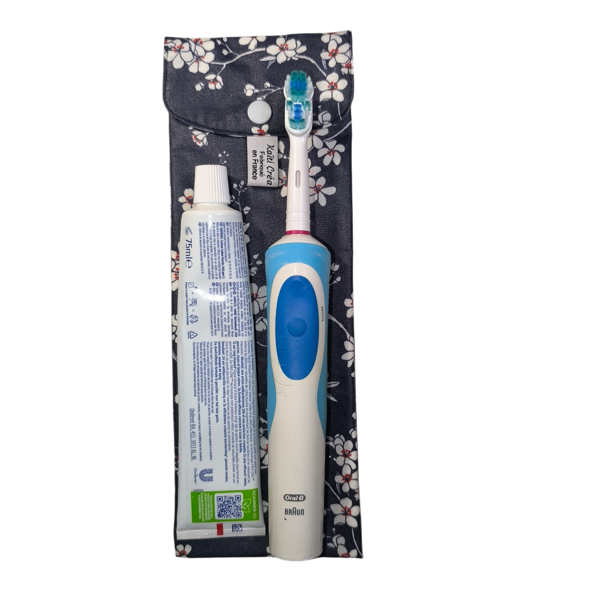 étui à brosse à dents électrique Sakura tube de dentifrice