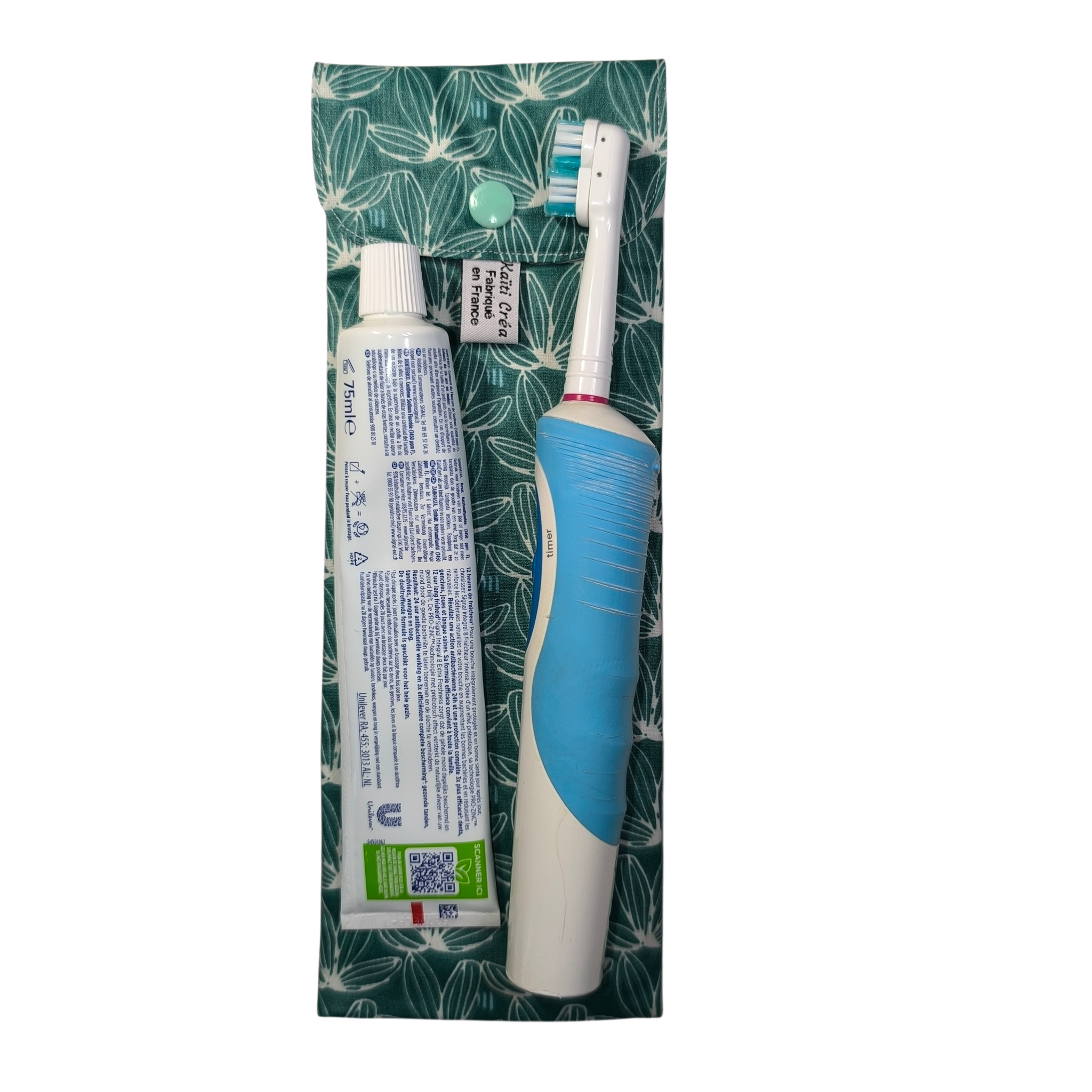 étui à brosse à dents électrique Magnolia ouvert