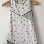 gigoteuse verte et blanche