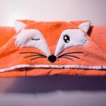 cape de bain renard roux