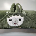 cape de bain lama vert